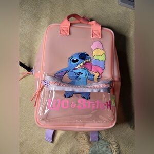Zara x Disney Lilo & Stitch Pink Kids Backpack